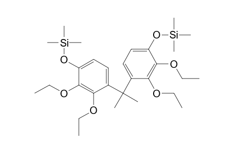 2,2-bis[p-(trimethylsilyloxy)diethoxyphenyl]propane-