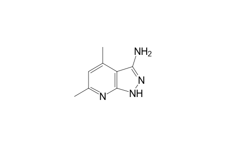 4,6-dimethyl-1H-pyrazolo[3,4-b]pyridin-3-ylamine