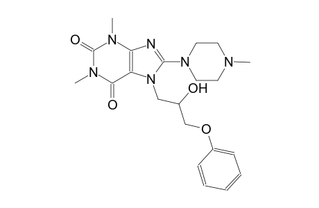 7-(2-hydroxy-3-phenoxypropyl)-1,3-dimethyl-8-(4-methyl-1-piperazinyl)-3,7-dihydro-1H-purine-2,6-dione