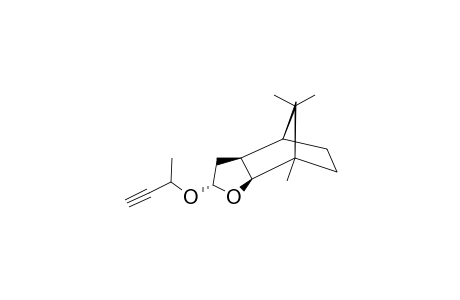 [2R-(2-ALPHA(R*),3A-ALPHA,4-BETA,7-BETA,7A-ALPHA)]-OCTAHYDRO-7,8,8-TRIMETHYL-2-(1-METHYL-2-PROPINYLOXY)-4,7-METHANOBENZOFURANE