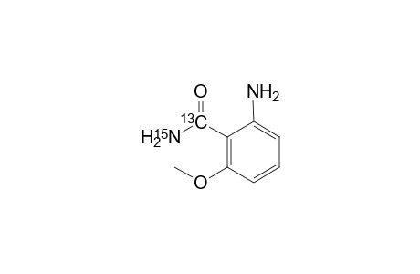 [13CO,15NH2]-6-methoxyanthranilamide