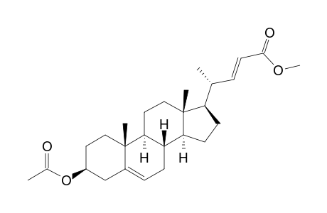 Methyl(20R,22E)-3.beta.-acetoxychola-5,22-dienate