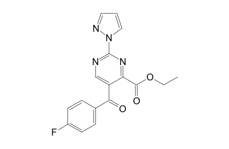Ethyl 5-(4-Fluorobenzoyl)-2-(1H-pyrazol-1-yl)pyrimidine-4-carboxylate