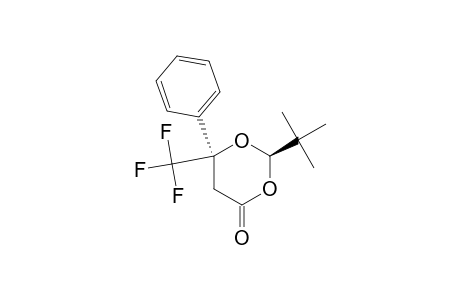 (2R,6R)-2-tert-butyl-6-phenyl-6-(trifluoromethyl)-1,3-dioxan-4-one