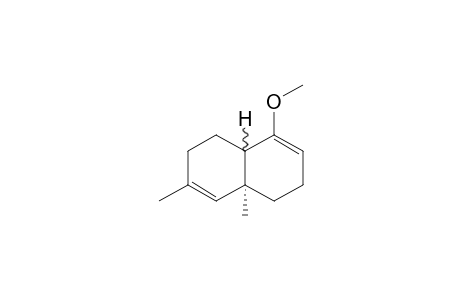 (+/-)-CIS/TRANS-1,2,4A,5,6,8A-HEXAHYDRO-8-METHOXY-3,4A-DIMETHYLNAPHTHALENE