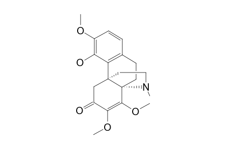 AKNADININE;4-O-DEMETHYLHASUBANONINE