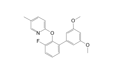 2-{(3-Fluoro-3',5'-dimethoxy-[1,1'-biphenyl]-2-yl)oxy}-5-methylpyridine