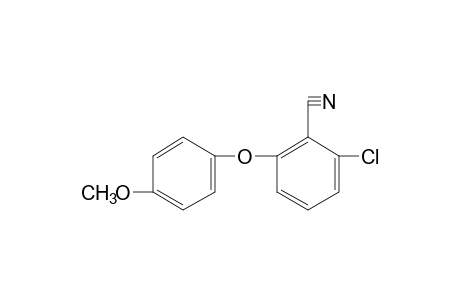 2-chloro-6-(p-methoxyphenoxy)benzonitrile