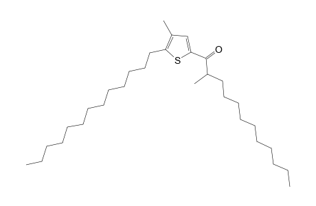 2-Methyl-1-(4-methyl-5-tridecyl-2-thienyl)-1-dodecanone