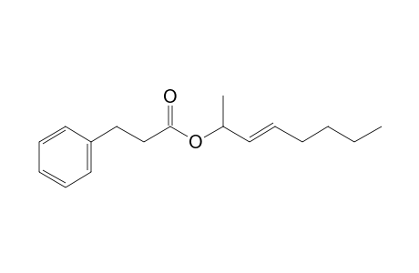 3-Phenylpropionic acid, oct-3-en-2-yl ester