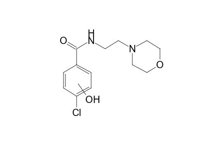 Moclobemide-M (HO-ring, 4-chlorobenzoic acid) MS2