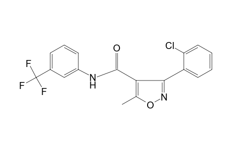 3-(o-CHLOROPHENYL)-5-METHYL-alpha,alpha,alpha-TRIFLUORO-4-ISOXAZOLECARBOXY-m-TOLUIDIDE