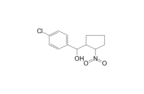 BENZENEMETHANOL, 4-CHLORO-alpha-(2-NITROCYCLOPENTYL)-, [1alpha(R*),2alpha]-