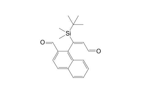 (E)-1-(1-(tert-Butyldimethylsilyl)-3-oxoprop-1-enyl)-2-naphthaldehyde