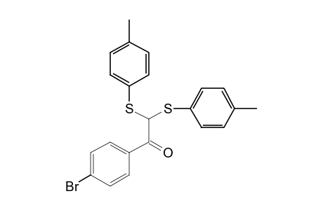 (p-bromophenyl)glyoxal, 1-(di-p-tolyl mercaptal)