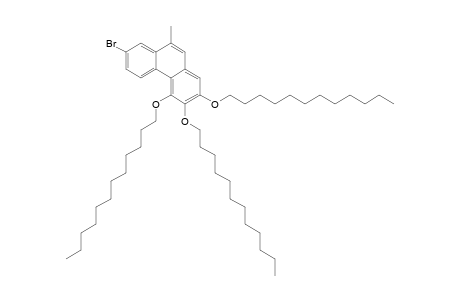 7-Bromo-2,3,4-tris(dodecyloxy)-9-methylphenanthrene