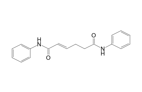 2-Hexen-1,6-dicarboxamide, N,N'-diphenyl-