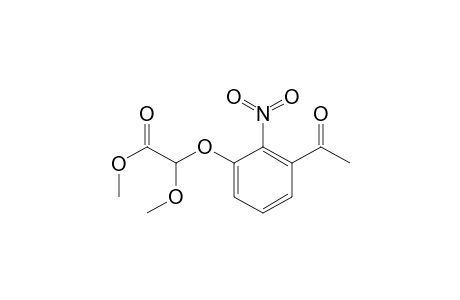 METHYL-2-METHOXY-2-(3-ACETYL-2-NITROPHENOXY)-ACETATE