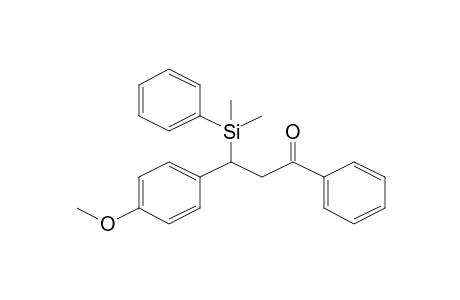 3-DIMETHYLPHENYLSILYL-3-(4'-METHOXYPHENYL)-1-PHENYL-1-PROPANONE