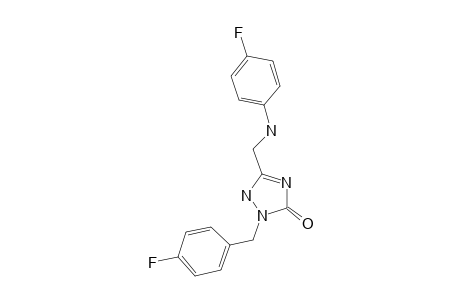 5-([(4-fluorophenyl)amino]methyl)-2-[(4-fluorophenyl)methyl]-1H-1,2,4-triazol-3-one