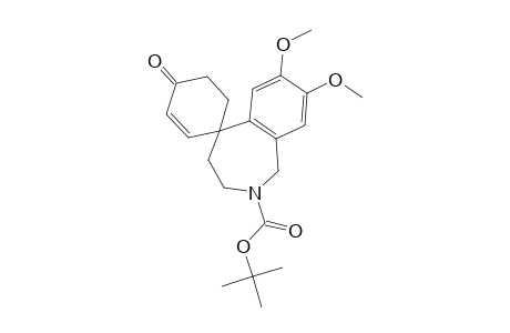 (+-)-tert-Butyl 7,8-Dimethoxy-1,2,3,4-tetrahydrospiro[5H-2-benzazepine-5,1'-(4'-oxo-2'-cyclohexene)]-2-carboxylate