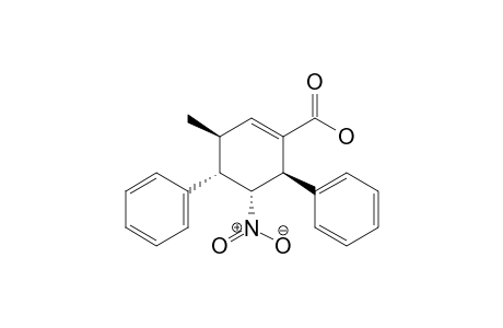 (3S,4S,5R,6R)-3-Methyl-5-nitro-4,6-diphenylcyclohex-1-enecarboxylic acid