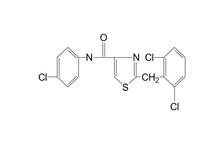 4'-chloro-2-(2,6-dichlorobenzyl)-4-thiazolecarboxanilide