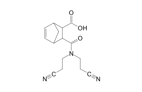 3-[bis(2-Cyanoethyl)carbamoyl]-5-norbornene-2-carboxylic acid