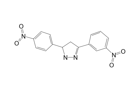 2-Pyrazoline, 3-(3-nitrophenyl)-5-(4-nitrophenyl)-