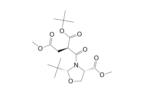 (2R,4S)-2-TERT.-BUTYL-4-METHOXYCARBONYL-3-(2-TERT.-BUTOXYCARBONYL-3-METHOXYCARBONYL)-PROPANOYL-1,3-OXAZOLIDINE