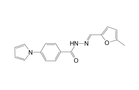 N'-[(E)-(5-methyl-2-furyl)methylidene]-4-(1H-pyrrol-1-yl)benzohydrazide