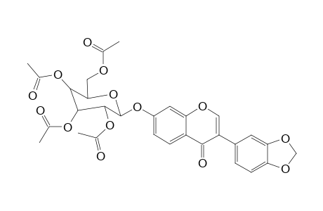 7-O-.beta.-D-Acetylglucoside-(methylene-1',3'-dioxy)isoflavone