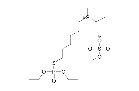 6-DIETHOXYPHOSPHORYLTHIOHEXYL(METHYL)ETHYLSULPHENIUM METHYLSULPHATE