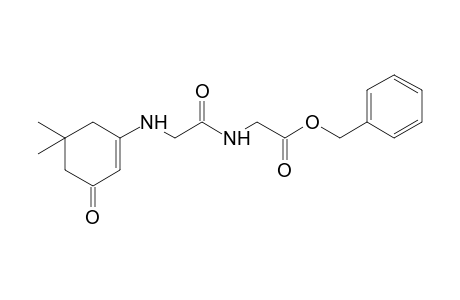 N-[N-(5,5-dimethyl-3-oxo-1-cyclohexen-1-yl)glycyl]glycine, benzyl ester