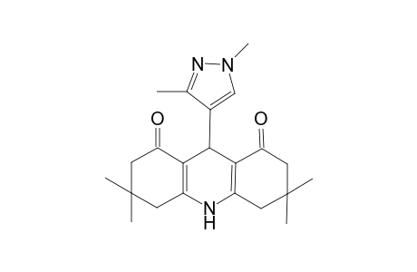 1,8(2H,5H)-Acridinedione, 9-(1,3-dimethyl-1H-pyrazol-4-yl)-3,4,6,7,9,10-hexahydro-3,3,6,6-tetramethyl-