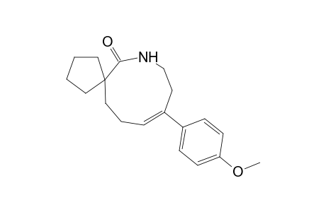 10-(4-Methoxyphenyl)-7-azaspiro-[4,8]-tridec-10-en-6-one