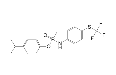4-isopropylphenyl P-methyl-N-{4-[(trifluoromethyl)sulfanyl]phenyl}phosphonamidoate