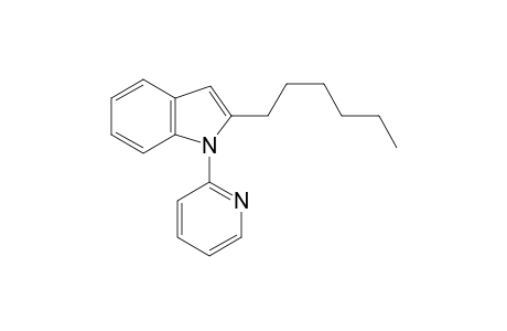 2-n-Hexyl-1-(pyridin-2-yl)-1H-indole