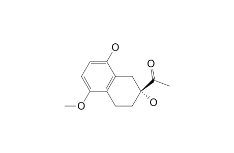 (R)-(-)-2-acetyl-8-hydroxy-5-methoxy-1,2,3,4-tetrahydro-2-naphthol