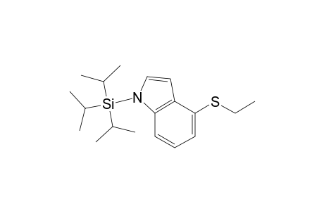 4-Ethylthio-1-triisopropylsilylindole