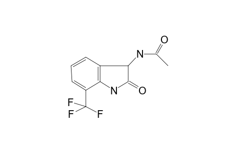 Acetamide, N-(2-oxo-7-trifluoromethyl-2,3-dihydro-1H-indol-3-yl)-