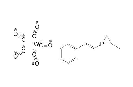 Pentacarbonyl(2-methyl-1-styrylphosphirane)tungsten