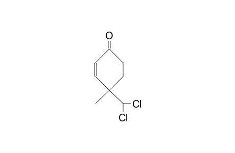 1-METHYL-1-DICHLORMETHYLCYCLOHEX-5-EN-4-ONE