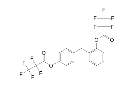 2,4'-Dihydroxydiphenylmethane, bis(pentafluoropropionate)