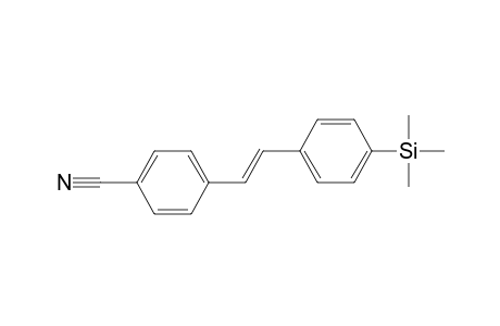 (E)-4-Cyano-4'-(trimethylsilyl)stilbene