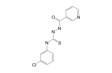 4-(m-chlorophenyl)-1-nicotinoyl-3-thiosemicarbazide
