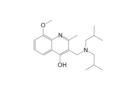 4-quinolinol, 3-[[bis(2-methylpropyl)amino]methyl]-8-methoxy-2-methyl-