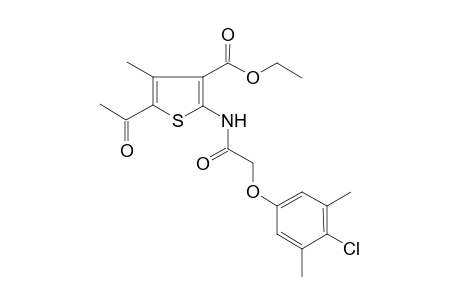 5-Acetyl-2-[[2-(4-chloro-3,5-dimethylphenoxy)-1-oxoethyl]amino]-4-methyl-3-thiophenecarboxylic acid ethyl ester