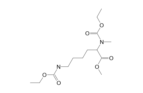 N.alpha.-Methyl-L-lysine, N,N'-di(ethoxycarbonyl)-, methyl ester