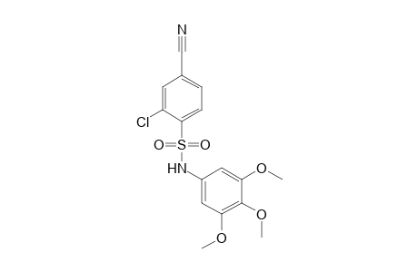 2-chloro-4-cyano-3',4',5'-trimethoxybenzenesulfonanilide